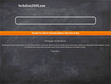 Tablet Screenshot of herbchina2000.com